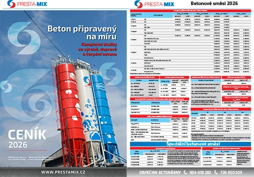 Prestamix - Ceník betonu