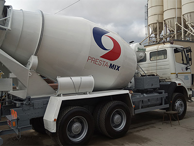 Doprava betonu betonárny Prestamix